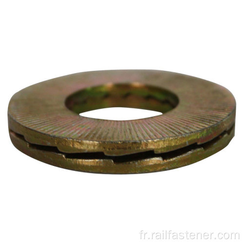 Rondelle plate pour fixation sur rail